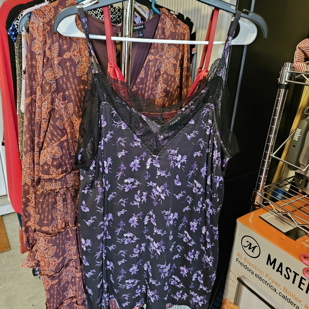 Floral Lace Slip Dress